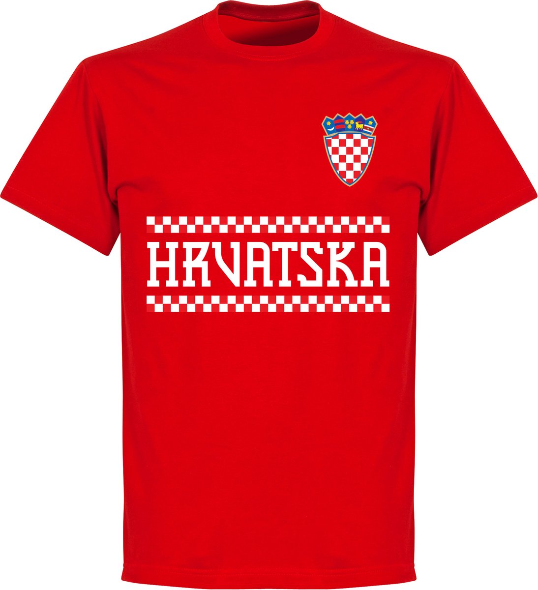 Kroatië Team T-Shirt - Rood - Kinderen - 98