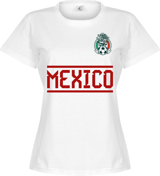 Mexico Dames Team T-Shirt - Wit - S - 8