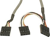 Deltaco MM-3A CD-ROM Audio kabel - Met extra 4-pins connector
