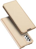 Dux Ducis - Telefoonhoesje geschikt voor Samsung Galaxy A53 5G - Skin Pro Book Case - Goud