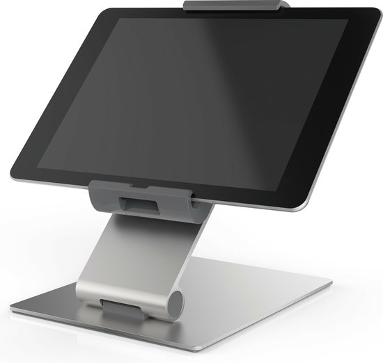Durable tablethouder - Zilver - 360° draaibaar - Anti-diefstal beveiliging