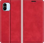 Cazy Xiaomi Redmi A1 Hoesje - Portemonnee Book Case - Kunstleer - Rood
