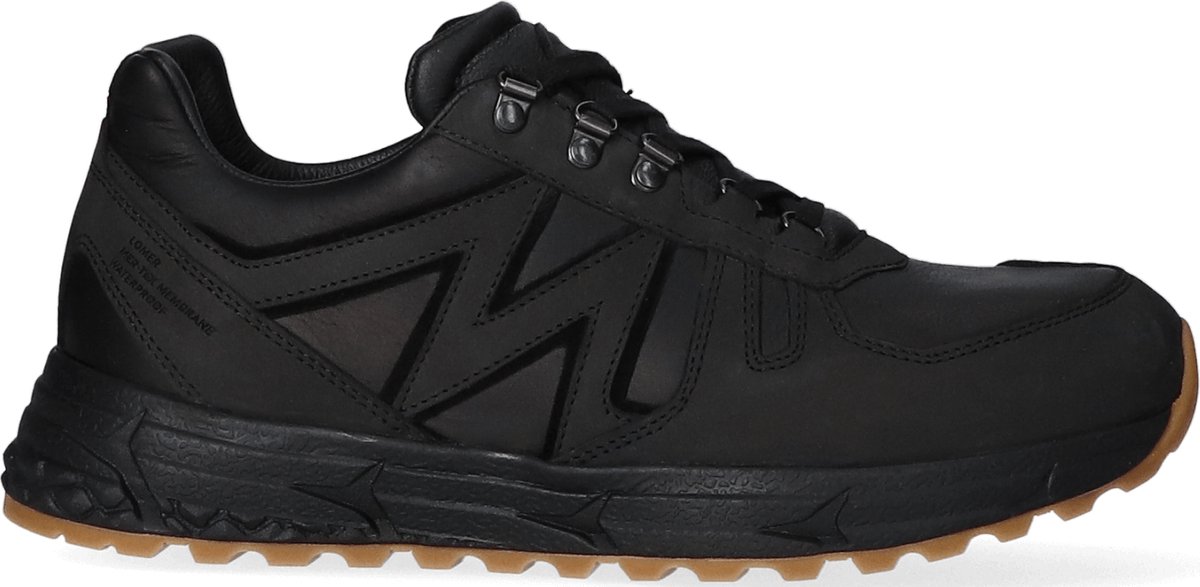 Lomer Vitality Fit Premium MTX Heren Wandelschoenen Leer 60000.A.02 Zwart