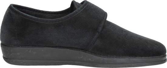 Foto: Comfort plus heren pantoffels pantoffels dicht zwart maat 44