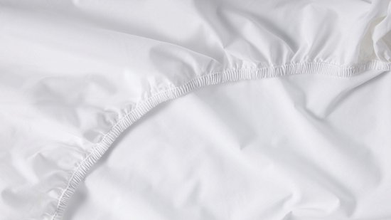 Beter Bed Select Hoeslaken pour Topper - 100% Katoen de Luxe - 180 x 200 cm - Wit