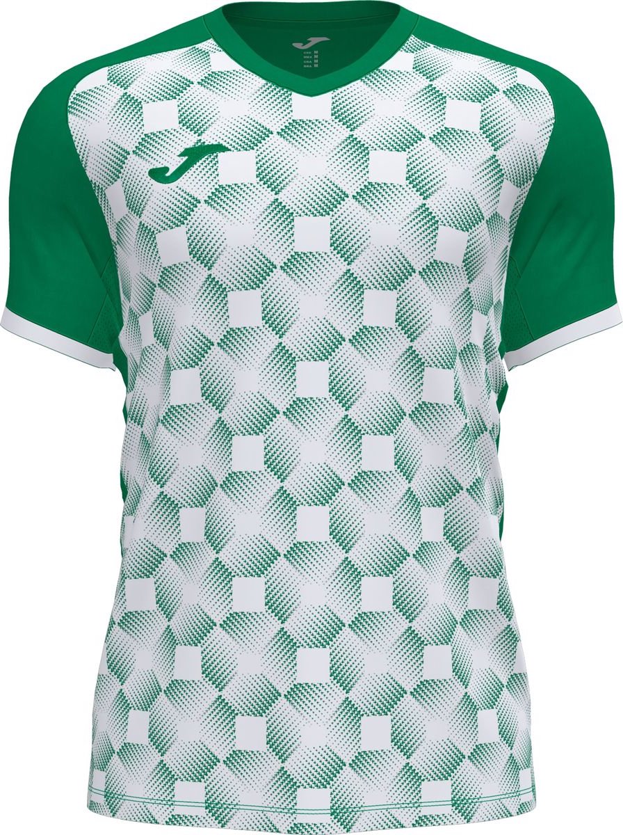 Joma Supernova III Shirt Korte Mouw Heren - Groen / Wit | Maat: M
