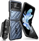 SUPCASE UB Pro Geschikt Voor Samsung Galaxy Z Flip 4 Hoesje - Blauw