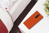 Geschikt voor OnePlus 8 hoesje - Sienna - Aarde - Kleuren - Effen - Siliconen Telefoonhoesje