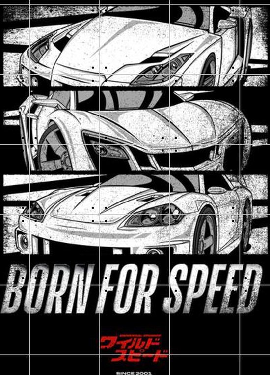 IXXI Born for Speed - Wanddecoratie - Film & TV