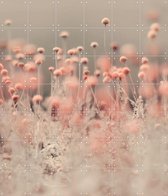 IXXI Pink Wild Flowers - Wanddecoratie - Bloemen en Planten - 120 x 140 cm