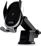 UNIQ Accessory 3-in-1 draadloze Telefoonhouder en oplader voor in de auto - Zwart
