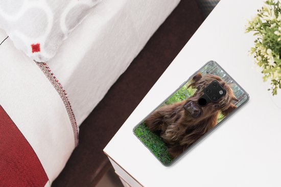 Coque Huawei P40 Lite - Highlander écossais - Crapaud - Animaux - Coque de téléphone en Siliconen