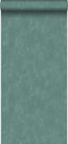 ESTAhome behang geschilderd effect petrolblauw - 148722 - 0,53 x 10,05 m