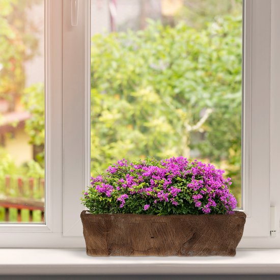 Plantenbak met trellis met plantenbak, houten bloembak voor tuin, balkon, terras, verhoogd bloembed met 18 l kunststof planteninzetstuk (horizontaalbruin, 67 x 36 x 35 cm H115 Plantenbak met trellis met plantenbak, houten bloembak voor tuin, balkon, terras, verhoogd bloembed met 18 l kunststof planteninzetstuk (horizontaalbruin, 67 x 36 x 35 cm H115
