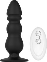 Darenci Siliconen Buttplug- Elektrisch - Anal Toys - Seksspeeltjes - Afstandsbediening - USB Charging - Sex Toys - G-spot - Satisfier - Penetratie en Stimulatie - Vibrerende Buttplug - Massager - Mannen en Vrouwen - Warm en koud - Siliconen - Zwart