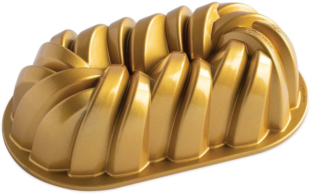 Bakvorm "75th Anniversary Braided Loaf Pan" - Nordic Ware | Premier Gold