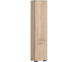 Kolomkast voor Badkamer FIN / AKORD Furniture Factory / Sonoma Eik / 30 x 140 x 30 cm
