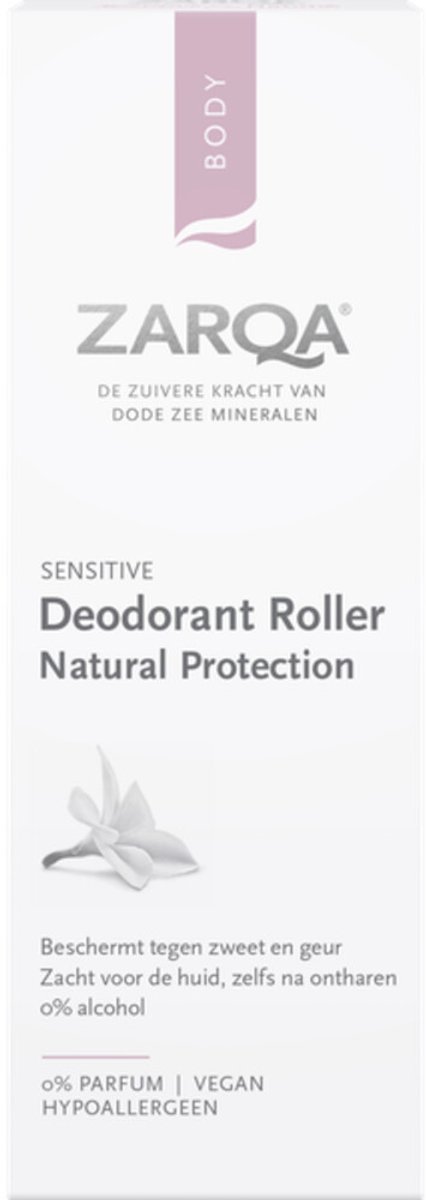ZARQA Deodorant Roller Natural Protection (beschermt tegen zweet en geur) - 50 ml