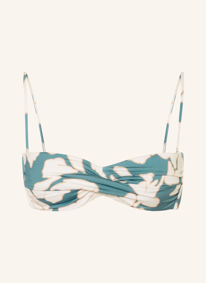 Watercult - Floral Abstract Bandeau Bikini Top - maat 38 - Meerkleurig