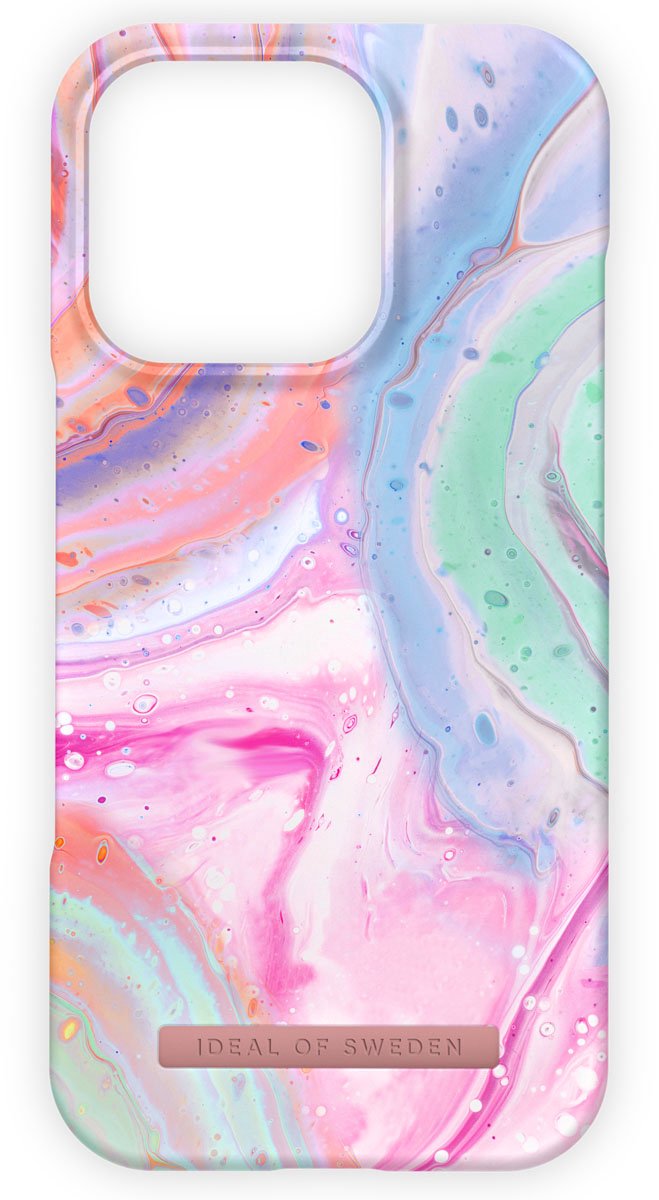 iDeal of Sweden Fashion Backcover voor de Apple iPhone 16 Pro - Pastel Marble