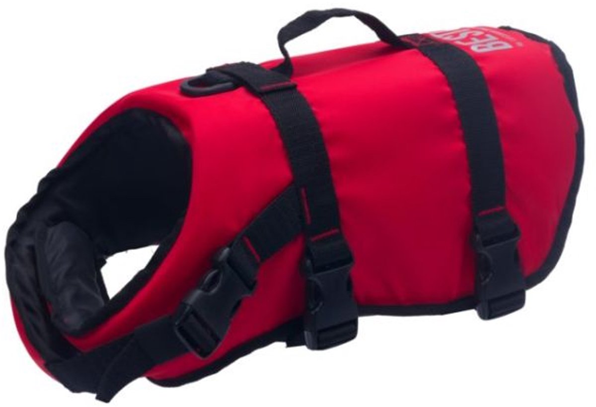 Besto hondenzwemvest rood 8-15 kg - zwemvest voor honden
