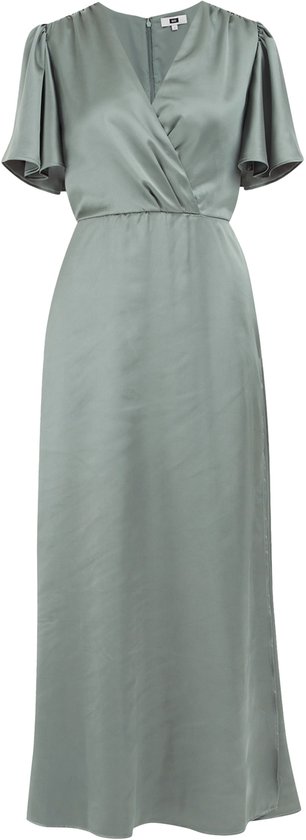 WE Fashion Dames Maxi jurk van satijn