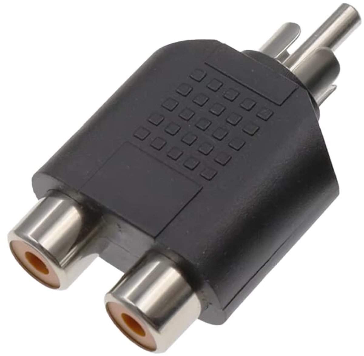 Audio Adapter - RCA (Tulp) (m) naar 2x RCA (Tulp) (v) - 1 stuks