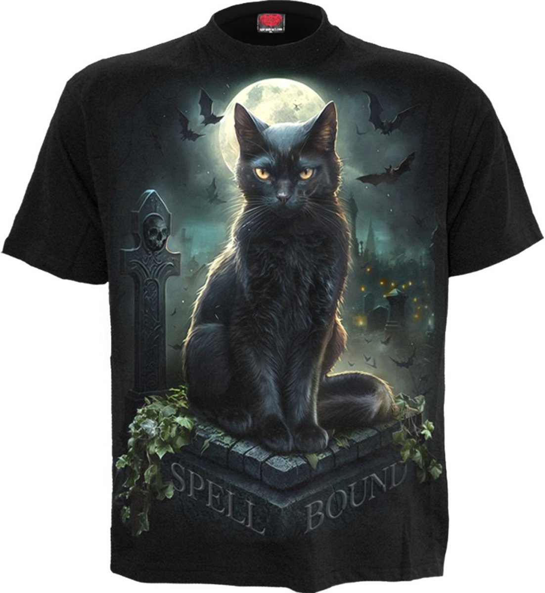 Spiral Spell Bound Heren T-shirt - zwart - XL