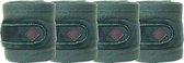 Polar fleece bandages velvet pearls dennen groen