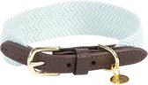 Kentucky Dogwear - Jacquard Hondenhalsband - Lichtblauw - Maat S - 42cm - Hondenriem