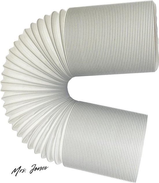 Daniplus Afvoerslang, voor airconditioning, wasdroger of afzuigkap, flexibel, van pvc, diameter 150 mm, lengte 4 m