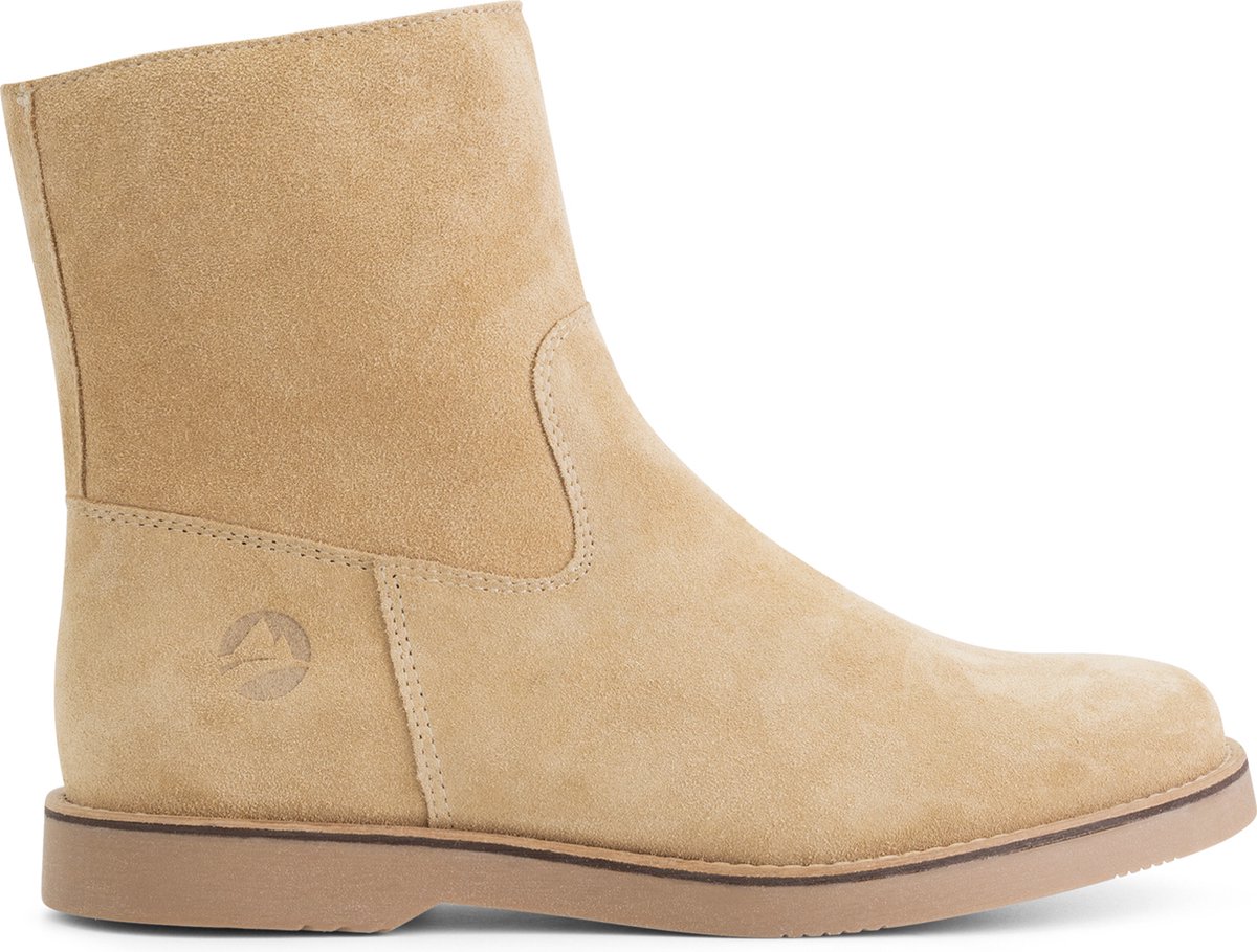 Travelin' Vivienne Dames - Enkellaarsjes - Suede - Zand