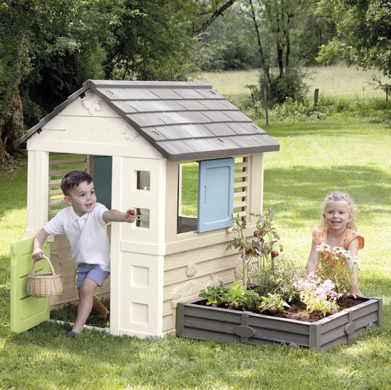 Smoby - Smoby Life - Square Playhouse met zandbak - Speelhuis - Vanaf 2 jaar.