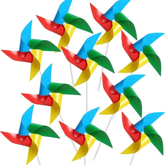 Windmühle Children's Toy Paper White Windmill DIY Painting
