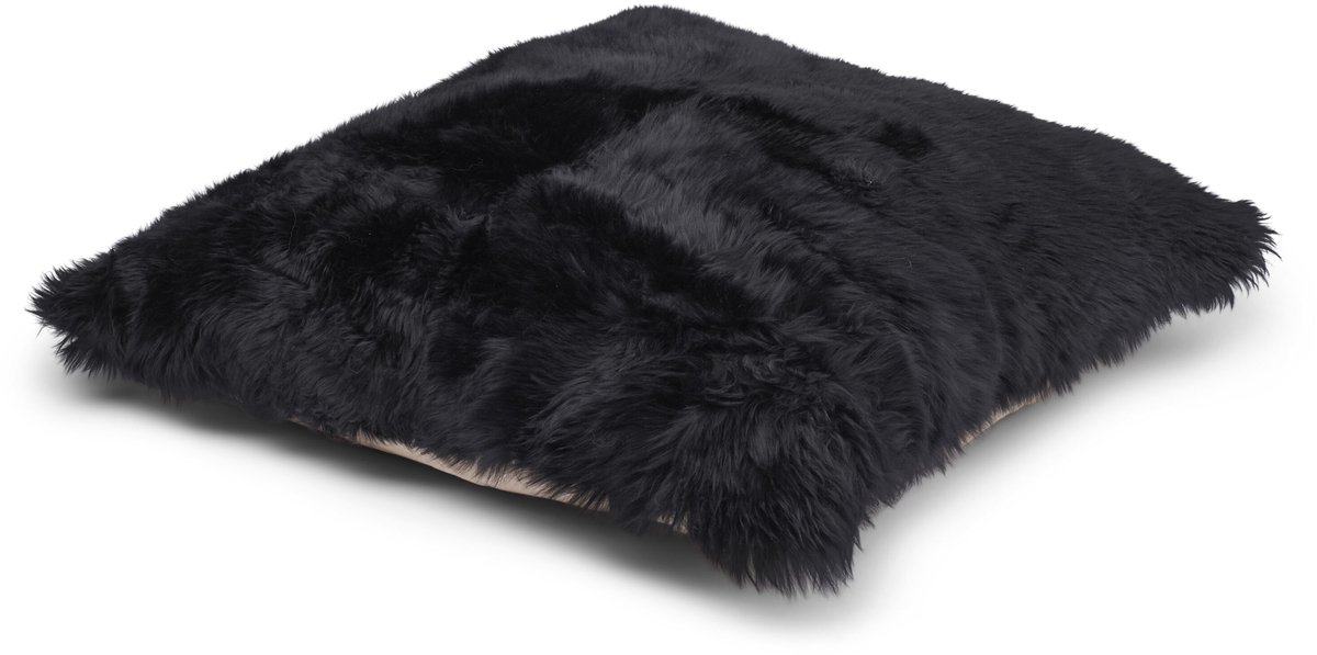 Sheepskin House Maxi Float kussen - LW - 90x90 cm Black
