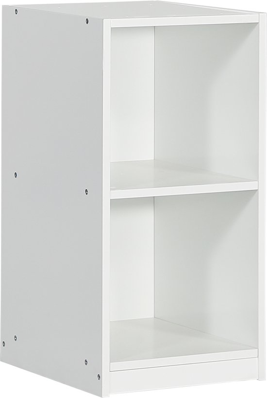 Lit mezzanine Sweiko - 90x200 cm - avec table + armoire + toboggan - Pin + MDF - Wit