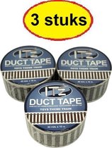 IT'z Duct Tape 18 - Thema Trein 3 stuks 48 mm x 10m | tape - plakband - ducktape - ductape