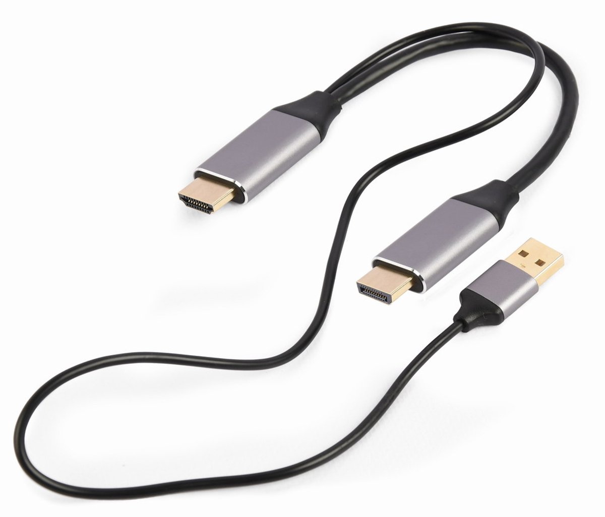 Gembird - Gembird HDMI Male naar DisplayPort Male Actieve Adapterkabel 2m voor 4K Kabel