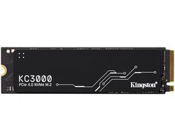 Kingston KC3000 PCIe 4.0 NVMe M.2 SSD - 512GB - 7000MB/s - 3D TLC - Inclusief Heatsink