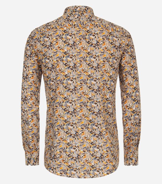 Chemise VENTI modern fit - popeline - modèle beige - Repassage facile - Col : 38