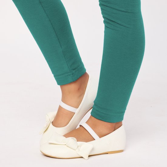 Merry Style Meisjes Leggings - Sport - Vrijetijdsbroek - Lang - Katoen – Sportbroek – Zwart – 152 - MS-MS10-225-LE-new