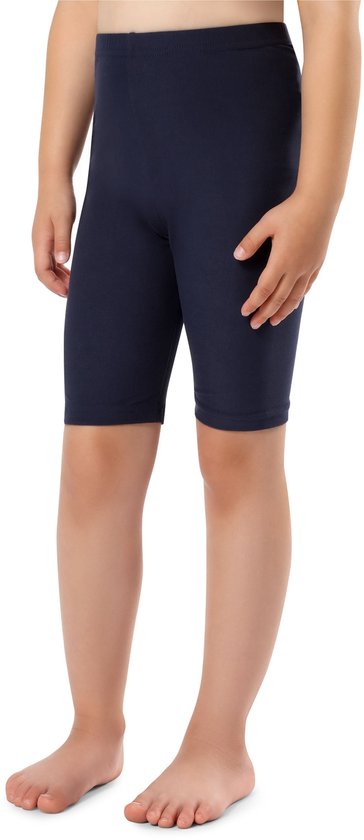 Merry Style Meisjes Leggings - Sport - Vrijetijdsbroek – Kort - Katoen – Sportbroek – Marineblauw - 110 – MS-MS10-353-LE