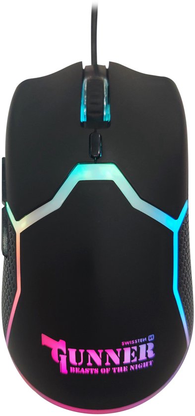 Swissten Gunner Gaming Mouse - Game muis