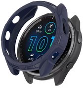 Strap-it Robuust TPU hoesje - bescherm case geschikt voor de Garmin Forerunner 965 (donkerblauw)