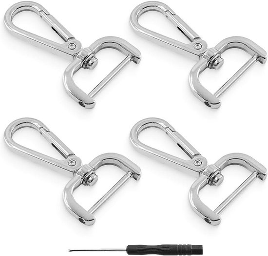 TAIYOU 20 gouden draaibare kreefthaken draaibare karabijnhaak legering sleutelhanger gespen voor het maken van handgemaakte tassen rugzakken knutselen gebruikt