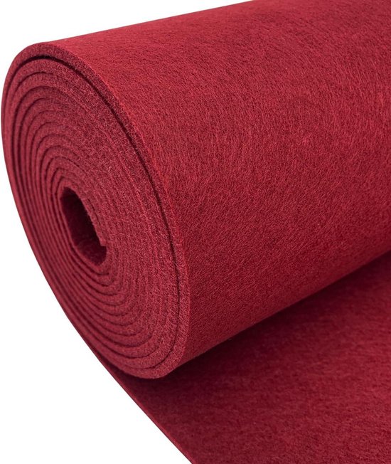 Rouleau De Feutre Polyester 5 Cm X 5 M - Épaisseur 3 Mm, Bleu, Pour Couture, Bricolage, Patchwork, Protection Meubles