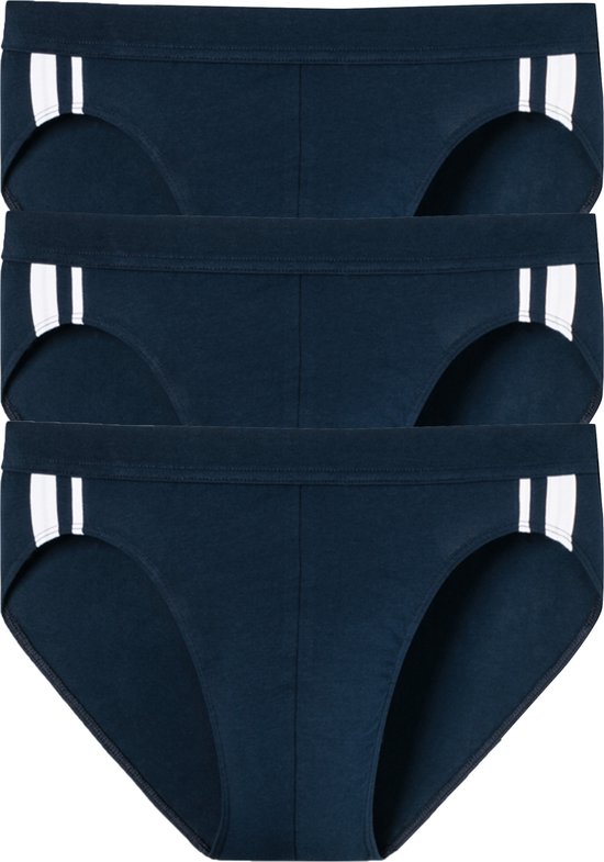 SCHIESSER 95/5 Stretch rio slips (3-pack) - donkerblauw