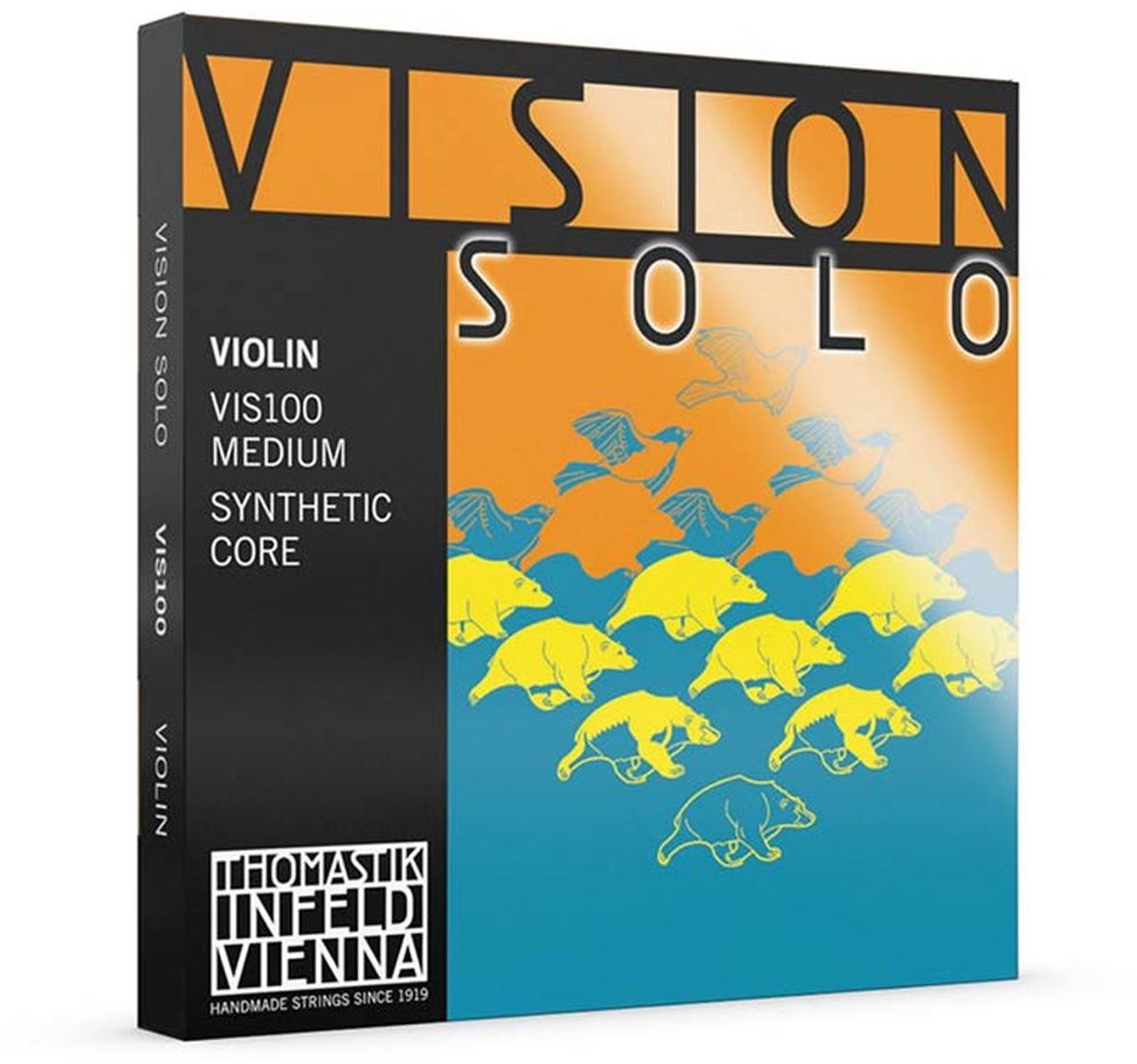 Thomastik Infeld VIS-100 violin string set 4/4, includes VIS-03