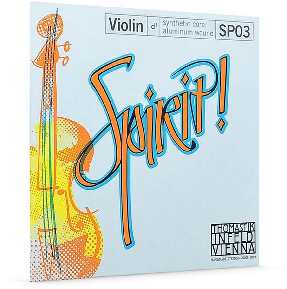 Thomastik Infeld THSP-03 violin string D-3 4/4 medium, synthetic core, aluminum wound