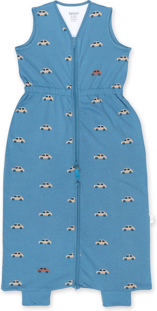 BEMINI Babyslaapzak - MAGIC BAG 12-24m - TOG 0.5 - Zomerjersey - Mario turquoise